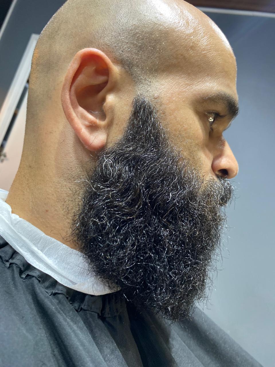 Barba antes do atendimento